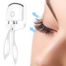 1PC Portable Electric Heated Eyelash Curler Comb Eye Lash Perm Long Lasting Eyelashes Curls Thermal Eyelash Curler Makeup Tools
