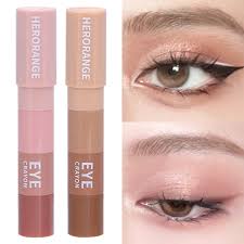4 Color Eyeshadow Highlighter Stick Natural Glitter Matte Pencil Makeup Multifunction Eye Shadows Korean Cosmetic