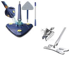 360° Rotatable Magic Mop 4 Side Adjustable Clover Dust Cleaning Mop