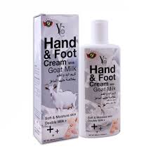 Yc Hand & Feet Cream With Goat Milk 200ml (Thailand) , Hand & Feet Whitening Cream For Whitens Soften & Protect For Hand & Foot