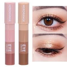 4 Color Eyeshadow Highlighter Stick Natural Glitter Matte Pencil Makeup Multifunction Eye Shadows Korean Cosmetic