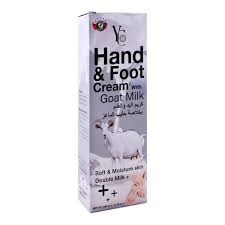 Yc Hand & Feet Cream With Goat Milk 200ml (Thailand) , Hand & Feet Whitening Cream For Whitens Soften & Protect For Hand & Foot