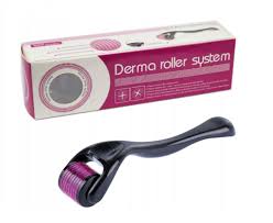 Cosmet PK 2 in1 Derma roller + hair oil bottle , Reduce Fine Lines for Smooth Skin