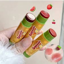 Cappuvini Organic Nourishing Anti-chapped Deep Hydrating Line Lines Repairing Smooth Tinted Lipstick Color Lip Balm 1 pcs