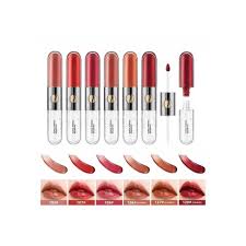 Double-headed Moisturizing Long Lasting Waterproof Non-stick Cup Lipstick Mirror Crystal Glossy Lip Gloss , glossy lip gloss korean , lip gloss , transparent lip gloss , liquid lipsticks