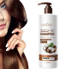SADOER Coconut Oil Shampoo anti Dandruff Oil Controlling Moisturizing Smoothing Professional Hair Care Coconut Shampoo SD56051