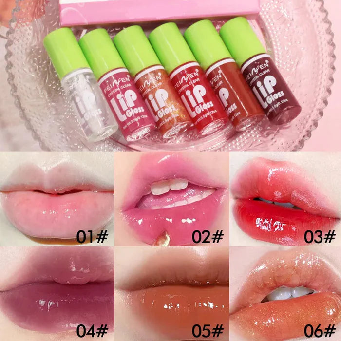 Huxia Beauty 6Pcs/set Korean Makeup Lip Oil Lipsticks Makeups Gloss Beauty Ink Pack Jelly Long Lasting Inks Moisturizing Balm Lips