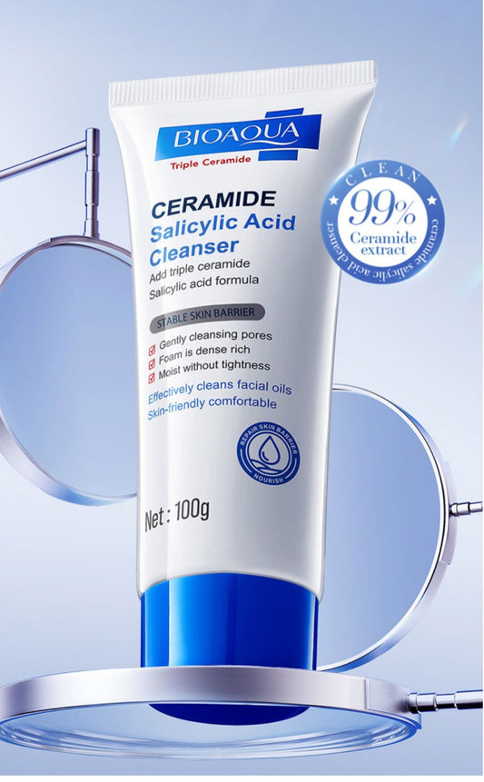 Bioaqua Ceramide Salicylic Acid Cleanser 100g