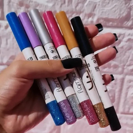 Miss Beauty New Flormour Pack of 12 EyeShadow Glitter Pencil