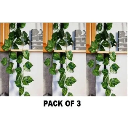 Enhance Your Space: 7.5 Feet Long Artificial Money Plant Leaf Bail Garland for Home, Office, and Room Decoration