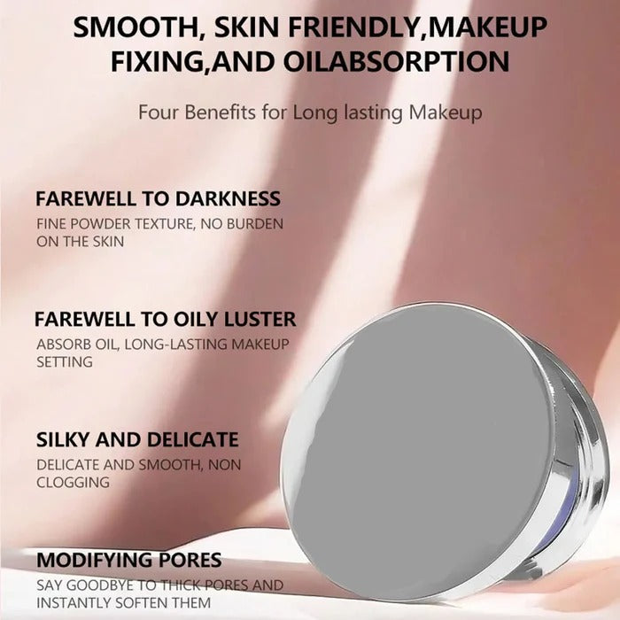 Matte Blue Sky & Cloud Oil Control Pressed Powder Shine Control