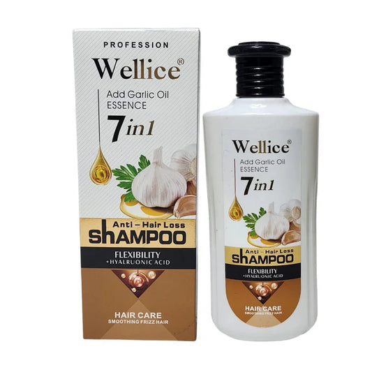 Wellice 7 in 1 Anti - Hair Loss Hyalruonic Acid & Soothing Hair Care Shampoo