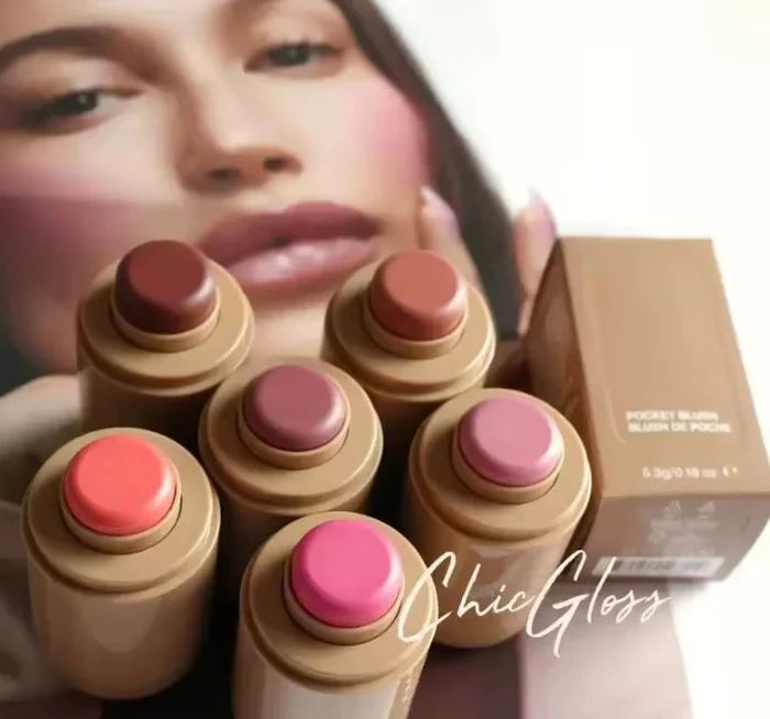 1 Pc Rhode Pocket Blush Rouge Stick Freckle  Lips and Cheeks for Both Makeup