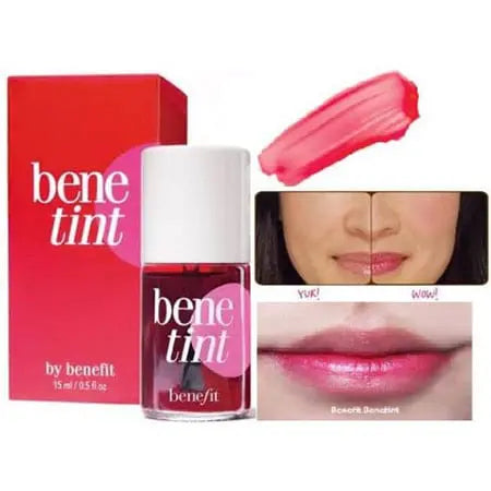 KATHLEEN Lipstick Pencil 12Pcs Set + Benefit Benetint Cheek & Lip Stain 12.5ml