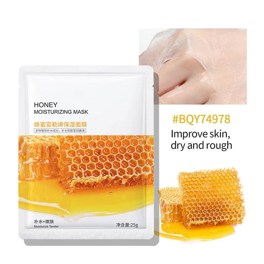 BIOAQUA 1 Piece Honey Moisturizing Face Sheet Mask 25g