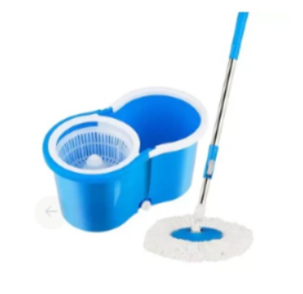 Amazing Double Bucket Mop Rotating Automatic Hand Free Washing Mop