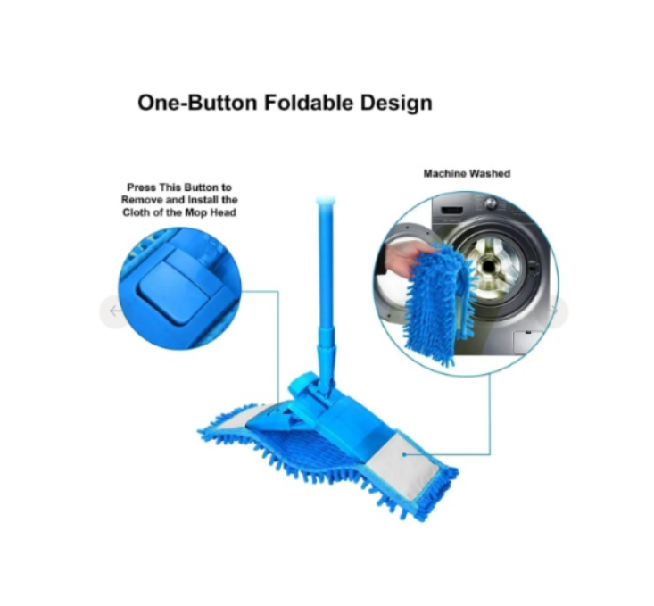 2.5 Ft Long Stick Microfiber Mop