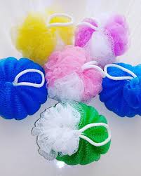 3 Pcs Mini Bath sponge powerful cleaning scrubber loofah Bath Ball Foaming Sponge Exfoliating Bathroom Soft Shower Mesh Scrubber Bubble Cleaning Brush