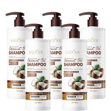 SADOER Coconut Oil Shampoo anti Dandruff Oil Controlling Moisturizing Smoothing Professional Hair Care Coconut Shampoo SD56051