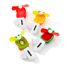 Toddler Toys Baby Fan Toy Fruit Shape Eye-catching Colorful Cartoon Toddler Toys for Kids Mini Fan Mini Fan