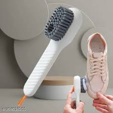 RINDMART Shoe Cleaning Brush, Automatic Liquid Discharge Brush, Soft Bristle Cleaning Brush, Multifunctional Cleaning Brushes for Clothes, Shoes, Home Use