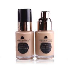 Miss Rose Waterproof Moisturizing Oil Free Full Coverage Deep Whitener Liquid Foundation 30Ml