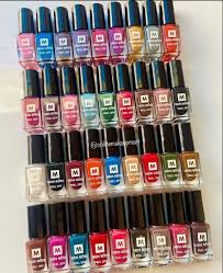 Miss Rose Pack of 36 Peel Off Nail Polishes Beautiful Colors