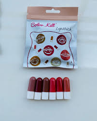 6 pcs colour kill lipstick , Lipstick 6pcs Moisturizing Color sets
