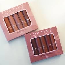 comet pack of 6 Lipstick & Lip Gloss Duo: 5 Matte Shades