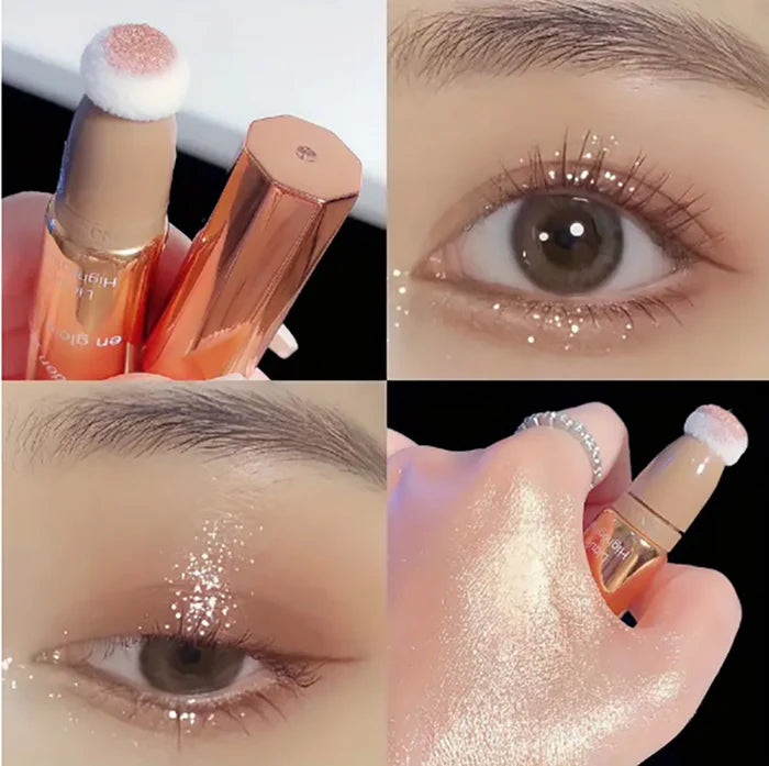 Miss Lara Natural Liquid Contouring Stick Highlighter Blush With Sponge Matte Finish Super Silky Blush Cream