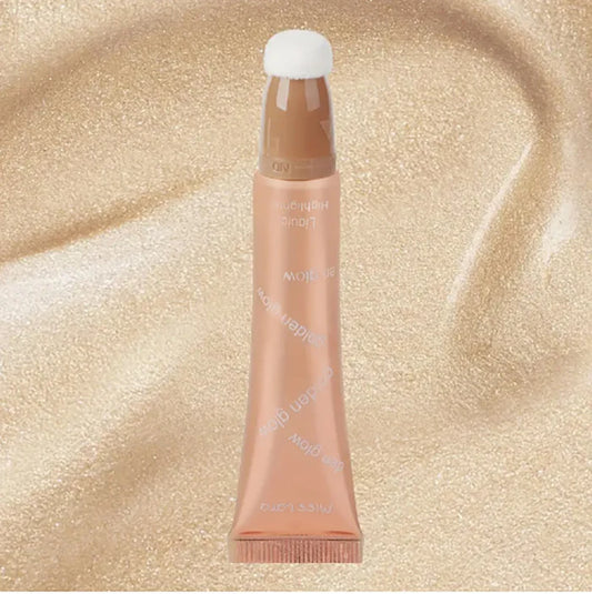 Miss Lara Natural Liquid Contouring Stick Highlighter Blush With Sponge Matte Finish Super Silky Blush Cream
